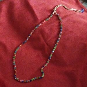 Multicolor Beaded Necklace and Bracelet